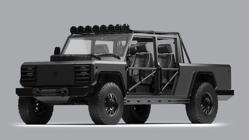 Illustration for article titled Bollinger Has Some Awesome Mods Planned For Its Upcoming Electric Truck